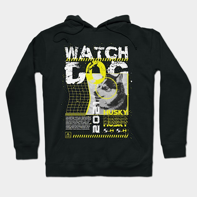 Watchdog - Husky Hoodie by RadioaktivShop